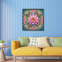 Load image into Gallery viewer, Diamond Painting - Partial Special Shaped - Lotus (30*30CM)