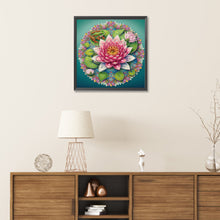 Load image into Gallery viewer, Diamond Painting - Partial Special Shaped - Lotus (30*30CM)