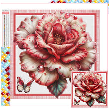 Load image into Gallery viewer, Diamond Painting - Full Square - Red and White Flowers (30*30CM)