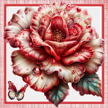 Load image into Gallery viewer, Diamond Painting - Full Square - Red and White Flowers (30*30CM)