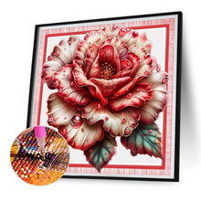 Load image into Gallery viewer, Diamond Painting - Full Square - Red and White Flowers (30*30CM)