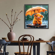 Load image into Gallery viewer, Diamond Painting - Full Round - Pig under the umbrella (40*40CM)