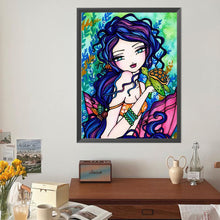 Load image into Gallery viewer, Diamond Painting - Full Round - Girl and turtle (40*50CM)