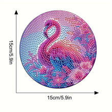 Load image into Gallery viewer, 4Pcs Wooden Animal DIY Diamond Painting Placemats with Holder for Home Decor