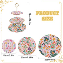 Load image into Gallery viewer, 3 Tier Acrylic Mandala Diamond Painting Cake Snack Stand for Afternoon Tea