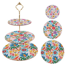 Load image into Gallery viewer, 3 Tier Acrylic Mandala Diamond Painting Cake Snack Stand for Afternoon Tea