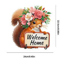 Load image into Gallery viewer, Wooden Special Shape Animal DIY Diamond Painting Art Hooks for Home Office Decor