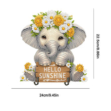 Load image into Gallery viewer, Wooden Special Shape Animal DIY Diamond Painting Art Hooks for Home Office Decor