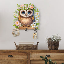 Load image into Gallery viewer, Wooden Special Shape Animal DIY Diamond Painting Art Hooks for Home Office Decor