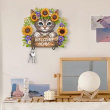 Load image into Gallery viewer, Wooden Special Shape Animal DIY Diamond Painting Art Hooks for Home Office Decor