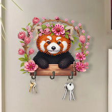 Load image into Gallery viewer, Wooden Special Shape Animal DIY Diamond Painting Art Hooks for Home Office Decor