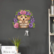 Load image into Gallery viewer, Wooden Special Shape Animal DIY Diamond Painting Art Hooks for Home Office Decor