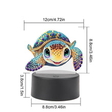 Load image into Gallery viewer, Animal Diamond Painting Night Light 5D DIY Diamond Painting Lamp (Turtle)