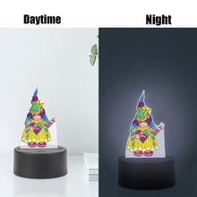 Load image into Gallery viewer, Diamond Painting Night Light 5D DIY Diamond Painting Lamp Home Decor (Gnome)