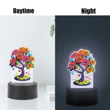 Load image into Gallery viewer, Flower Diamond Painting Night Light 5D DIY Diamond Painting Lamp (Tree)
