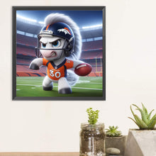 Load image into Gallery viewer, Diamond Painting - Full Round - Denver Broncos Football (30*30CM)