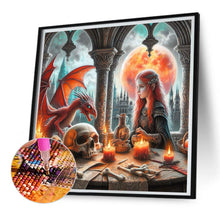 Load image into Gallery viewer, Diamond Painting - Full Square - Dragon (30*30CM)