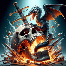 Load image into Gallery viewer, Diamond Painting - Full Square - Dragon (30*30CM)