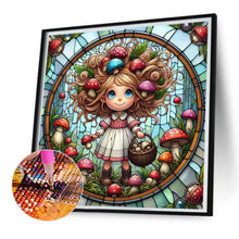 Load image into Gallery viewer, Diamond Painting - Full Square - Girl Picking Mushrooms (30*30CM)