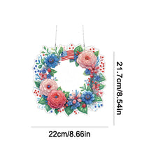 Load image into Gallery viewer, Acrylic Special Shape American Flag Diamond Painting Dots Kit for Indoor Outdoor