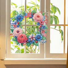 Load image into Gallery viewer, Acrylic Special Shape American Flag Diamond Painting Dots Kit for Indoor Outdoor