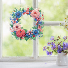 Load image into Gallery viewer, Acrylic Special Shape American Flag Diamond Painting Dots Kit for Indoor Outdoor