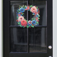 Load image into Gallery viewer, Acrylic Special Shape American Flag Diamond Painting Dots Kit for Indoor Outdoor