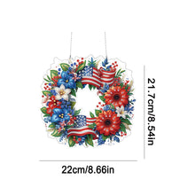 Load image into Gallery viewer, Acrylic Special Shape American Flag Diamond Painting Dots Kit for Indoor Outdoor