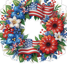 Load image into Gallery viewer, Acrylic Special Shape American Flag Diamond Painting Dots Kit for Indoor Outdoor