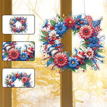 Load image into Gallery viewer, Acrylic Special Shape American Flag Diamond Painting Dots Kit for Indoor Outdoor