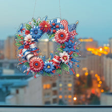 Load image into Gallery viewer, Acrylic Special Shape American Flag Diamond Painting Dots Kit for Indoor Outdoor