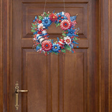 Load image into Gallery viewer, Acrylic Special Shape American Flag Diamond Painting Dots Kit for Indoor Outdoor