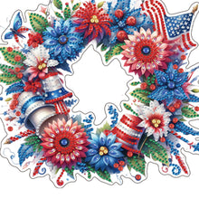 Load image into Gallery viewer, Acrylic Special Shape American Flag Diamond Painting Dots Kit for Indoor Outdoor