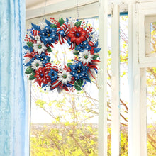 Load image into Gallery viewer, Acrylic Special Shape American Flag Diamond Painting Dots Kit for Indoor Outdoor