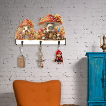 Load image into Gallery viewer, Wooden Cats Dogs 3 Hooks Diamond Painting Hook Rail Aniaml for Home Office Decor