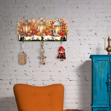 Load image into Gallery viewer, Wooden Cats Dogs 3 Hooks Diamond Painting Hook Rail Aniaml for Home Office Decor