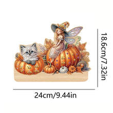 Load image into Gallery viewer, Wooden Cats Dogs 3 Hooks Diamond Painting Hook Rail Aniaml for Home Office Decor