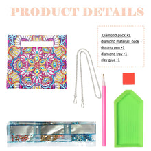 Load image into Gallery viewer, Double Sided Special Shaped Colorful Pattern DIY Diamond Painting Shoulder Purse