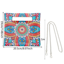 Load image into Gallery viewer, Double Sided Special Shaped Colorful Pattern DIY Diamond Painting Shoulder Purse