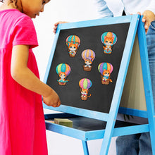 Load image into Gallery viewer, 6Pcs Acrylic Special Shape Cat Diamond Art Magnets Decals for Fridge Whiteboards