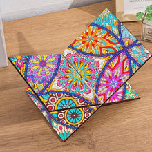Load image into Gallery viewer, Wooden Mandala Book Display Stand Hands-Free Diamond Art Open Bookstand Portable