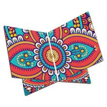 Load image into Gallery viewer, Wooden Mandala Book Display Stand Hands-Free Diamond Art Open Bookstand Portable