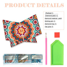 Load image into Gallery viewer, Wooden Mandala Book Display Stand Hands-Free Diamond Art Open Bookstand Portable