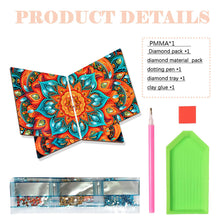 Load image into Gallery viewer, Wooden Mandala Book Display Stand Hands-Free Diamond Art Open Bookstand Portable