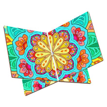 Load image into Gallery viewer, Wooden Mandala Book Display Stand Hands-Free Diamond Art Open Bookstand Portable