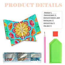 Load image into Gallery viewer, Wooden Mandala Book Display Stand Hands-Free Diamond Art Open Bookstand Portable