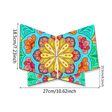 Load image into Gallery viewer, Wooden Mandala Book Display Stand Hands-Free Diamond Art Open Bookstand Portable