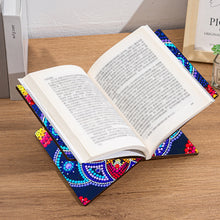Load image into Gallery viewer, Wooden Mandala Book Display Stand Hands-Free Diamond Art Open Bookstand Portable