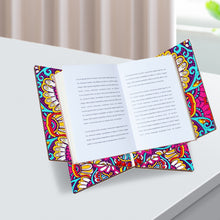 Load image into Gallery viewer, Wooden Mandala Book Display Stand Hands-Free Diamond Art Open Bookstand Portable