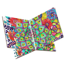 Load image into Gallery viewer, Wooden Mandala Book Display Stand Hands-Free Diamond Art Open Bookstand Portable